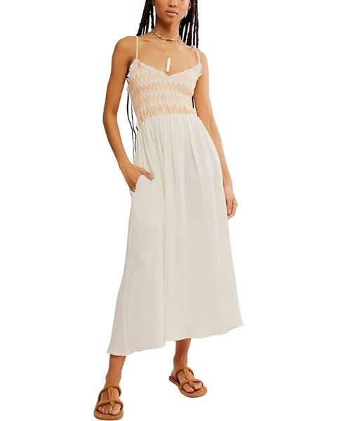 Платье Free People Sweet Nothings Midi-Solid, цвет Marshmellow