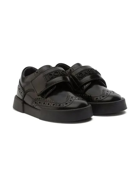 Dolce & Gabbana Kids кеды Portofino с брогированием