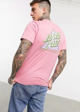 Розовая футболка Santa Cruz-Розовый