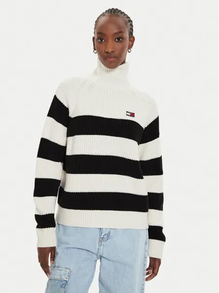 Водолазка стандартного кроя Tommy Jeans, черный