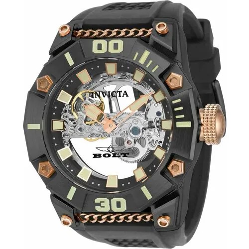 Наручные часы INVICTA, серебряный, черный
