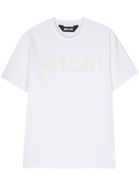 Футболка с логотипом Just Cavalli, белый
