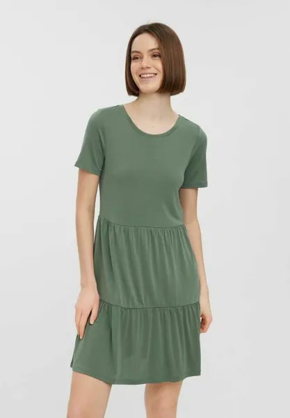 Платье из джерси Vero Moda, зеленый меланж