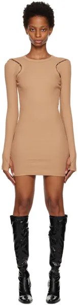 Мини-платье Tan Hook & Eye Dion Lee