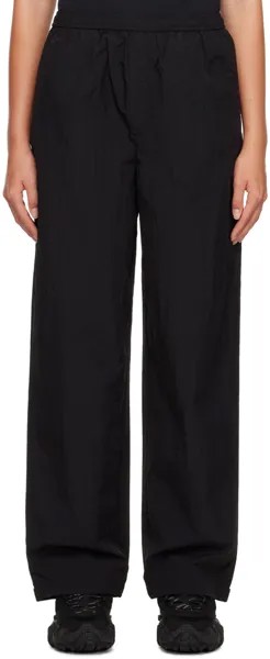 Черные жатые брюки Acne Studios