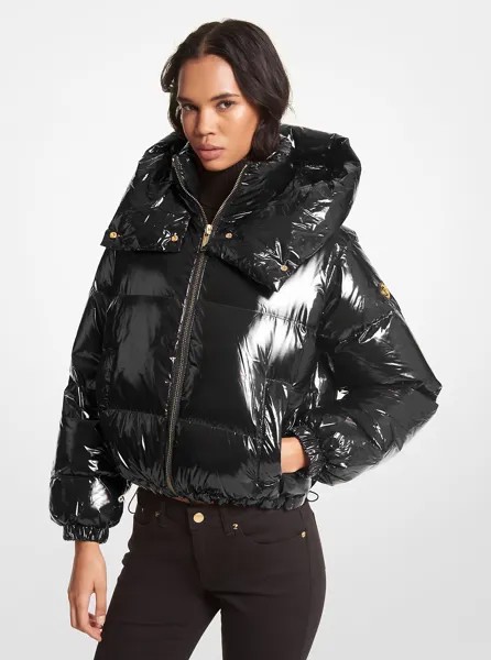 Нейлоновый пуховик Ciré Michael Kors, черный