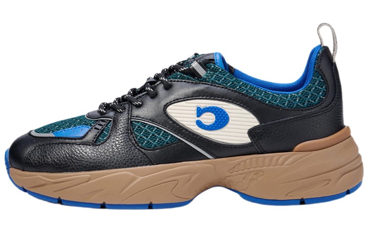 COACH Tech Lifestyle Shoes Men Low-top Blue