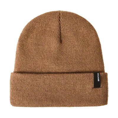 Вязаная шапка унисекс с манжетами Brixton Harbour Watch Cap Beanie (Coyote Brown)