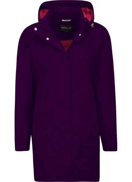 Парка PRO X elements Mantel CLAIRE, цвет Aubergine Rot