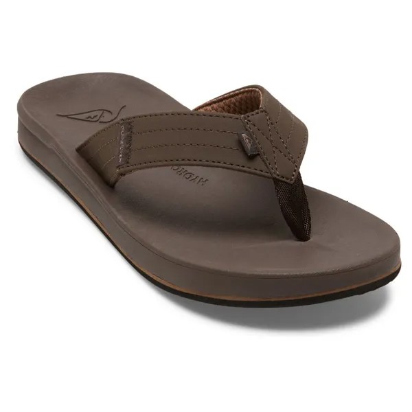 Шлепанцы Quiksilver Rivi III, коричневый