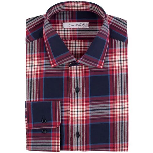Мужская рубашка Dave Raball 000091-RF, размер 39 176-182, цвет разноцветный