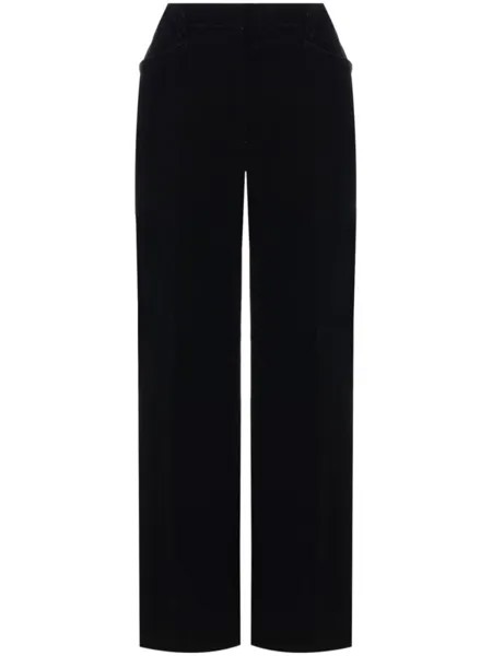 TOM FORD бархатные брюки-клеш, черный