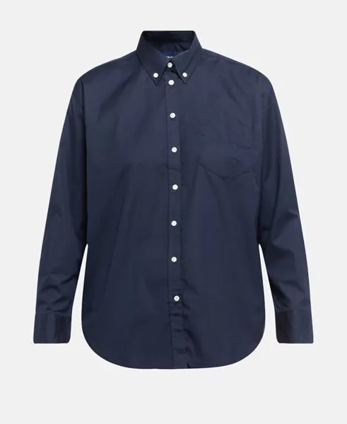 Органик блузка Gant, темно-синий