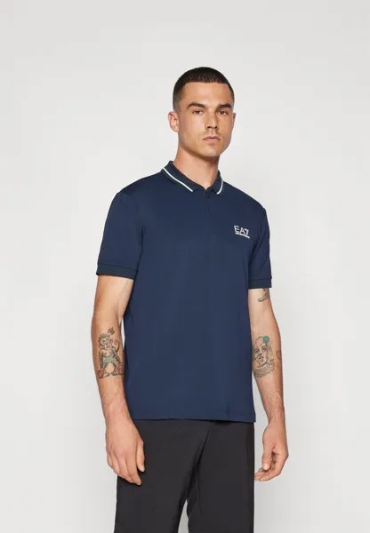 Рубашка поло GOLF PRO EA7 Emporio Armani, темно-синий