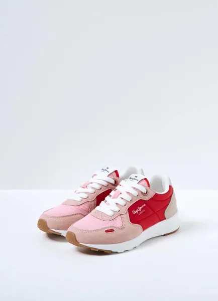 Детские кроссовки Pepe Jeans London (YORK BASIC GIRL SS22 s_PGS30524), розовые