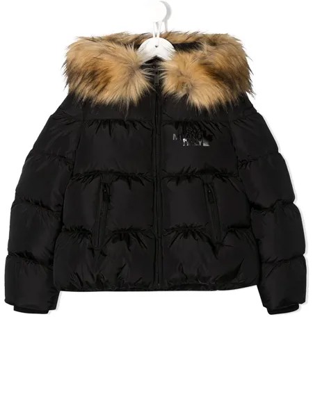 Dsquared2 Kids пуховик с логотипом и капюшоном