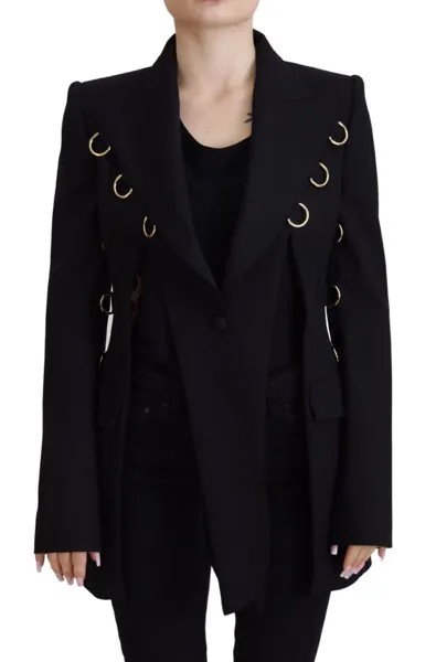 Куртка DOLCE - GABBANA Черная однобортная с длинными рукавами IT40/US6/S 2630ussd