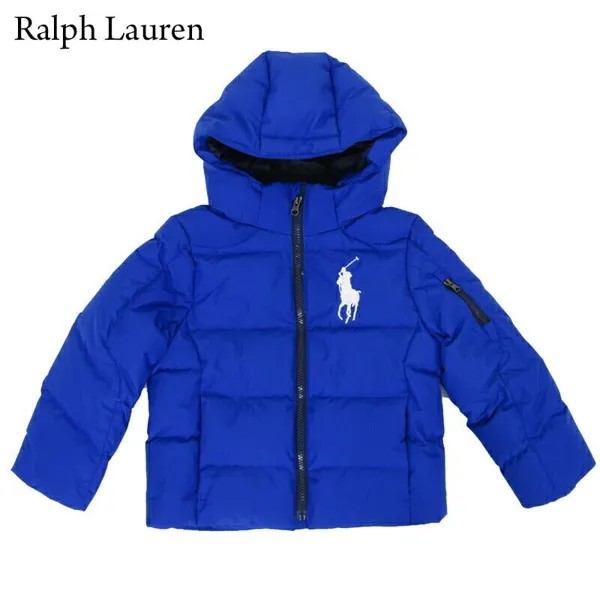 Пуховая куртка-пуховик с капюшоном Polo Ralph Lauren Little Kid (размер 2–7) Big Pony