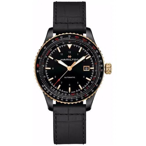 Наручные часы Hamilton Наручные часы Hamilton Khaki Aviation Converter H76635730, черный