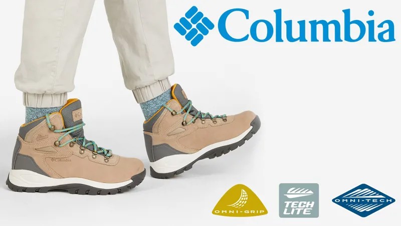 Ботинки женские Columbia Newton Ridge Plus Waterproof Amped, Бежевый