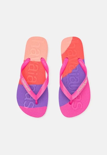 Вьетнамки TOP LOGOMANIA COLORS UNISEX Havaianas, цвет pink flux