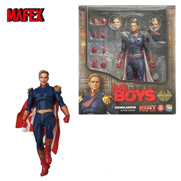 В наличии MEDICOM MAFEX NO.151 черный Халат Picket THE BOYS материнlander аниме Подвижная кукла игрушка подарок коллекция коллекций хобби