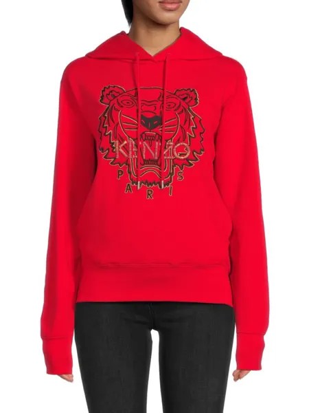 Толстовка с круглым вырезом и логотипом Kenzo, цвет Medium Red