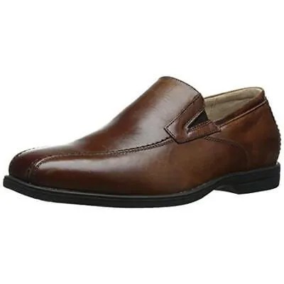 Коричневые кожаные лоферы для мальчиков Florsheim 5 Medium (D) Big Kid BHFO 6631