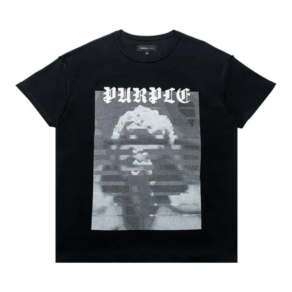 Футболка PURPLE BRAND Textured Inside Out T-Shirt, черный