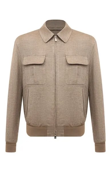 Льняной бомбер Corneliani