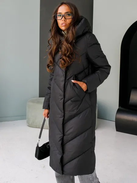 Пальто женское Little Secret LS5830 черное 48 RU