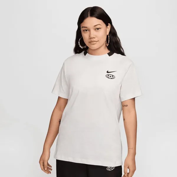 Спортивная футболка NIKE, цвет summit white