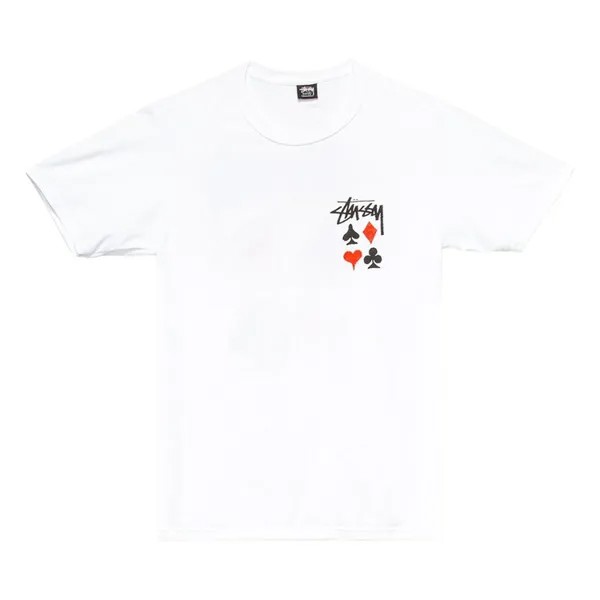 Футболка Stussy Full Deck 2 Tee 'White', белый