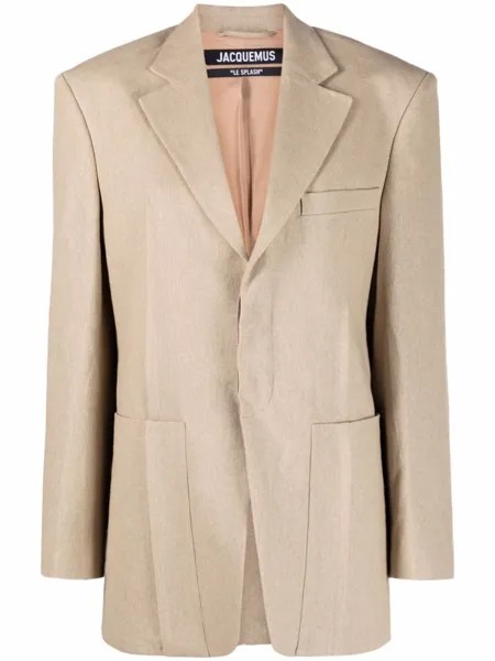 Jacquemus пиджак La veste d'homme, нейтральный цвет