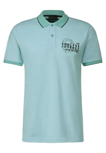 Поло Street One Polo, цвет aurora turquoise