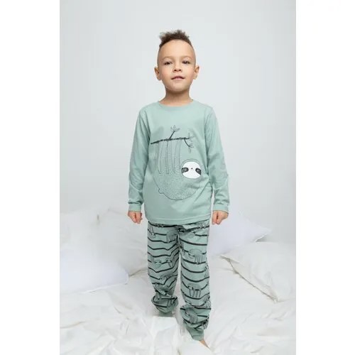 Пижама  crockid, размер 92, мятный