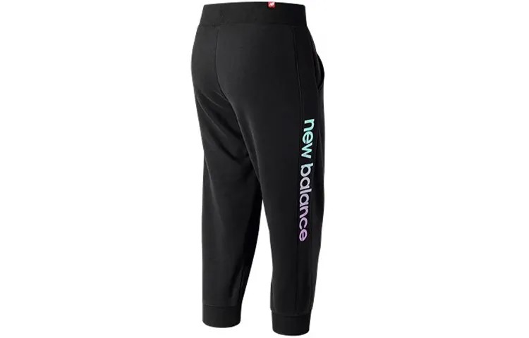 Женские трикотажные спортивные штаны New Balance, цвет Black