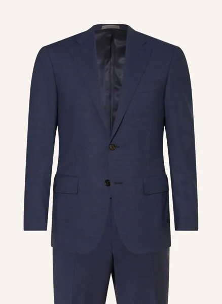 Костюм очень узкого кроя Corneliani, синий