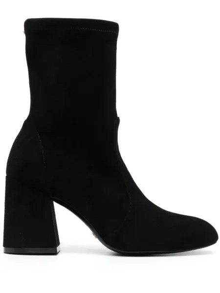 Stuart Weitzman ботильоны на блочном каблуке, черный