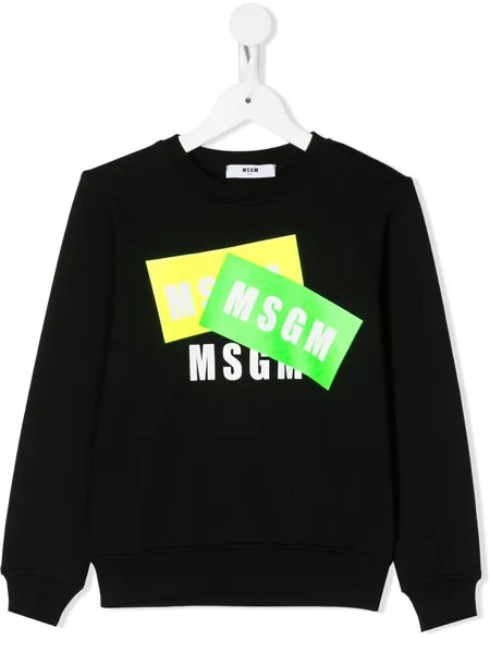 MSGM Kids толстовка с логотипом