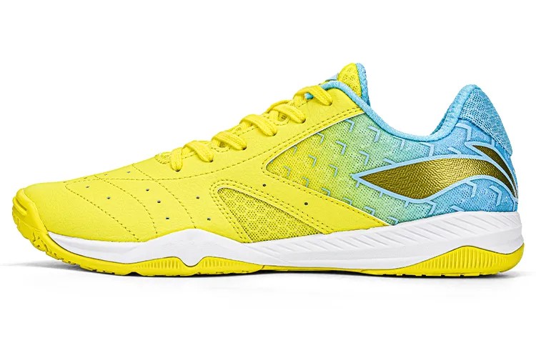Кроссовки LINING Table Tennis Series Training Shoes Unisex Low-top Blue, желтый