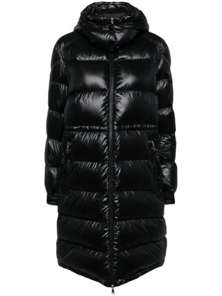 Moncler длинный пуховик Meillon, черный
