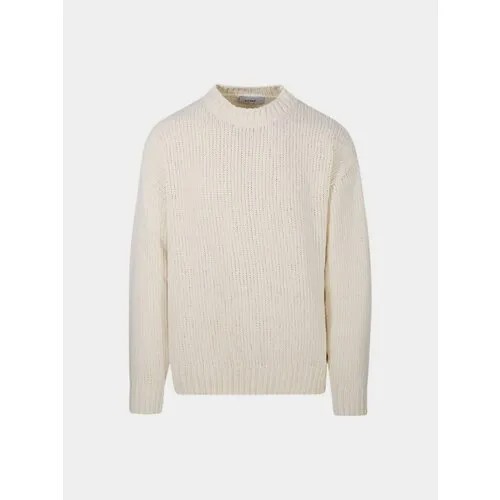 Свитер BONSAI Knit Cinille Crewneck Sweater, размер XL, белый, экрю