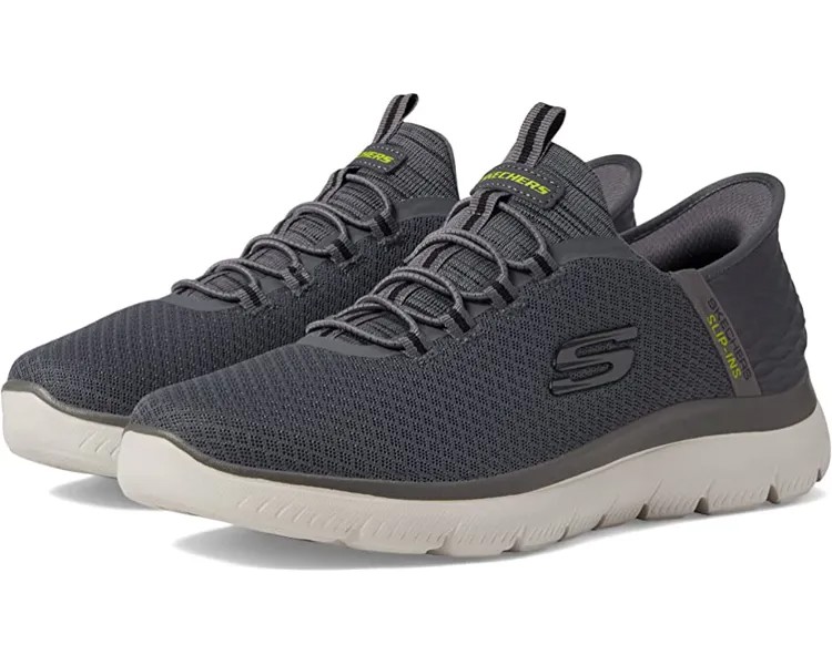 Кроссовки Summits High Range Slip-In SKECHERS, древесный уголь