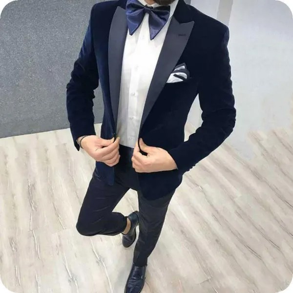 Костюм Novio мужской, популярная одежда, роскошный костюм для вечевечерние, сценический мужской костюм, костюм шафера, Классический крой, смокинг, куртка + брюки, 2 предмета