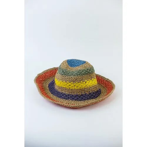 Шляпа Carolon, размер 56-58, желтый, красный