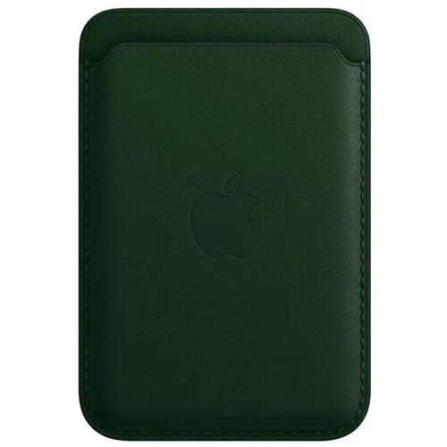 Кожаный чехол-бумажник Apple MagSafe для IPhone цвета «зеленая секвойя»