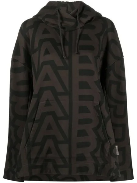 Marc Jacobs худи Monogram Oversized с кулиской, черный