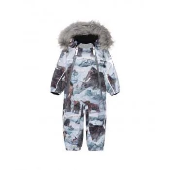 Комбинезон зимний Molo Pyxis Fur, Mammoth, голубой