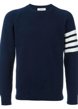Thom Browne кашемировый джемпер с полосками 4-Bar